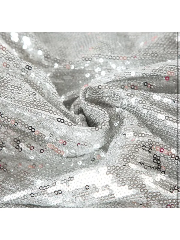 NEW Bubble Mini Skirt Sequin Sparkly High Elastic Waisted Puffy Balloon Short M - Image 5