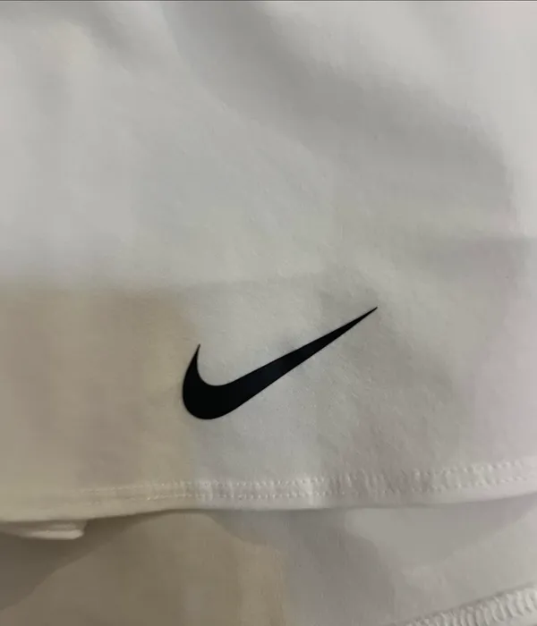 Nike White Flowy Tennis Skirt Large - Image 2