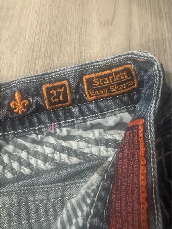 Rock Revival "Scarlett" denim shorts, size 27 - Image 4