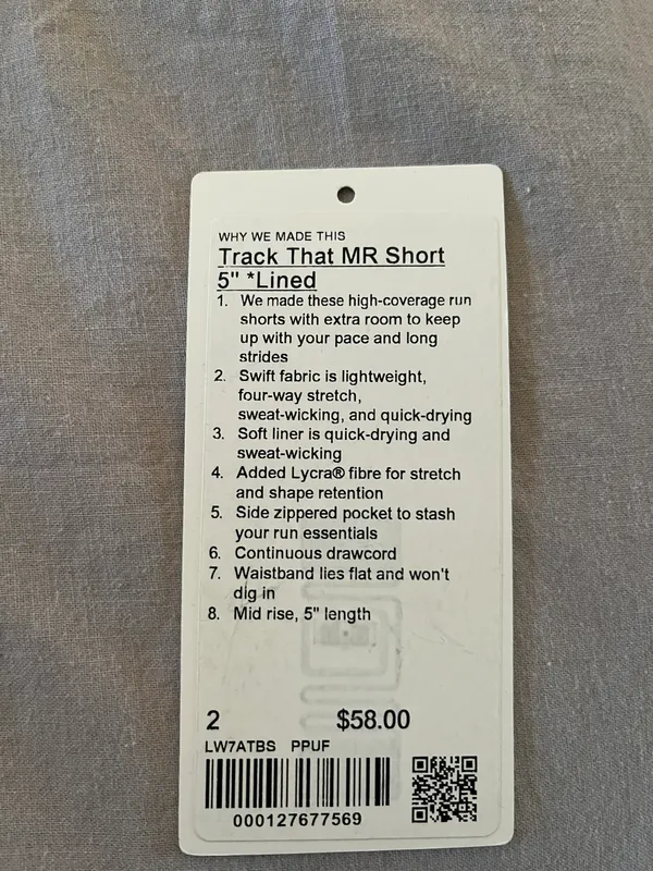 Lululemon Track That MR Short 5” Lined - Image 2