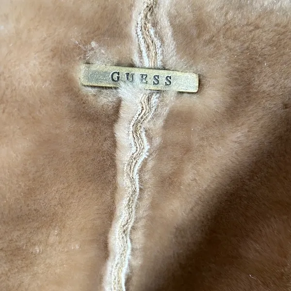 Vintage Penny Lane Guess Fur Leather Coat - Image 6