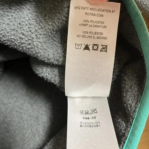 Patagonia Synchilla Snap-T Fleece Pullover Jacket Logo Gray Teal Women’s Size XS - Image 8