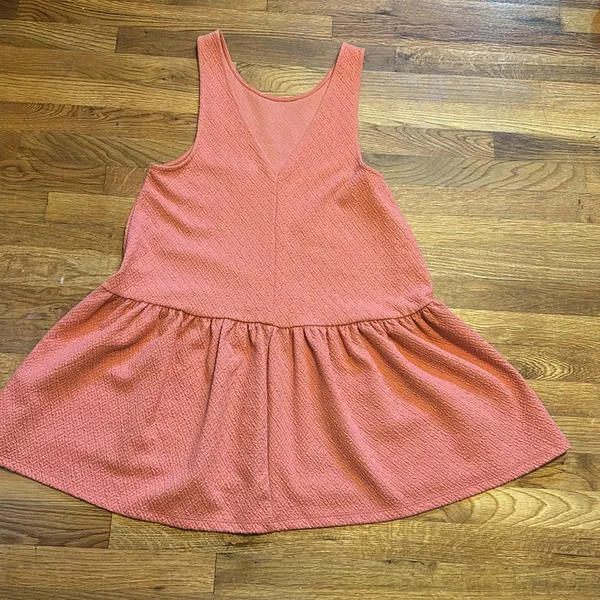 Free People Womens Small Easy Street Sleeveless Textured Dropwaist Mini Dress - Image 8