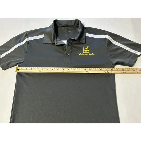 Port Authority Michigan Tech Huskies Women’s XS Performance Polo Shirt Gray VGC MTU - Image 4