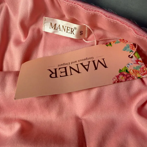 NWT MANER Pink Sequin Mini Skirt Party‎ Bodycon Small - Image 6