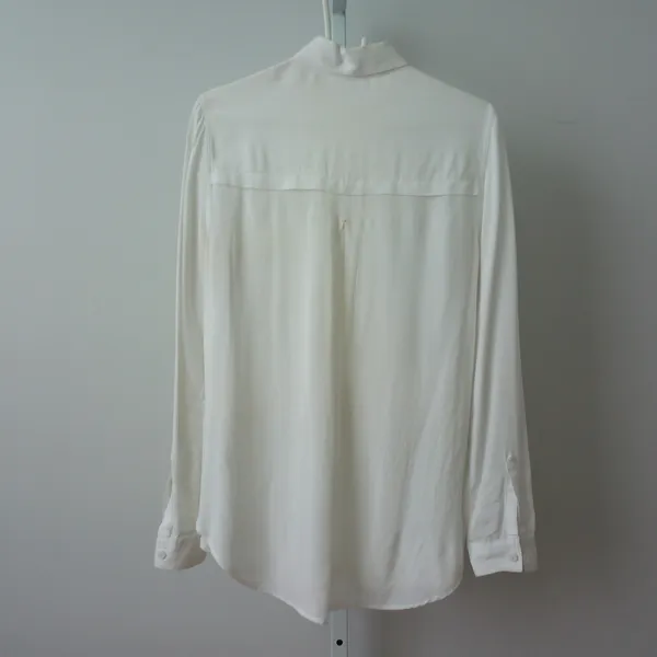 Beachlunchlounge Office Siren Coastal Relaxed Pocket Button Down XS White - Image 7