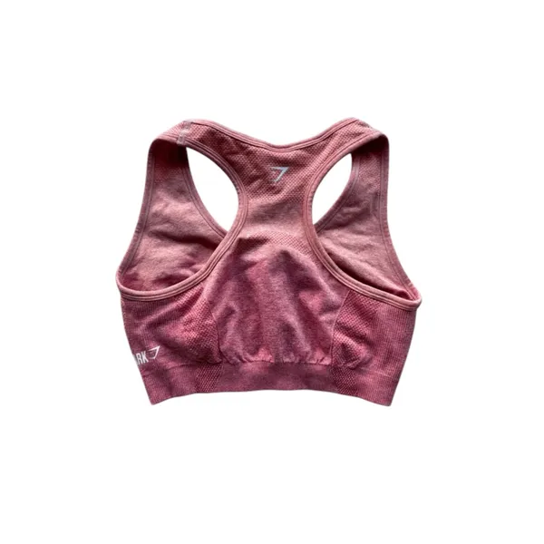 Gymshark Sports Bra Women's Size Small S Tonal Ombre Color‎ w/ Pink Orange Shift - Image 2