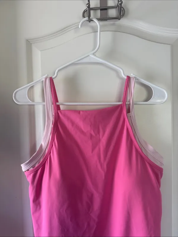 Altar'd State Bright Pink Tank with Pale Pink Straps / D30 - Image 2