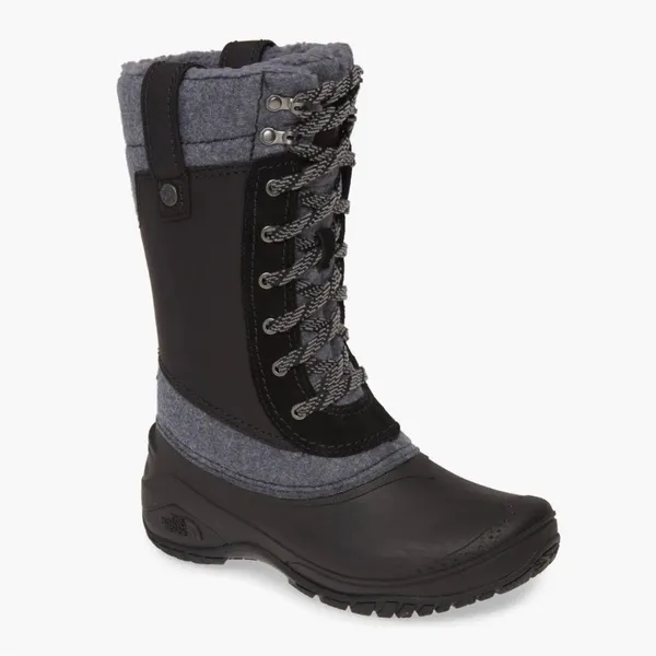 The North Face Shellista III Mid Winter Boots Women’s Black & Grey Size 6 - Image 3