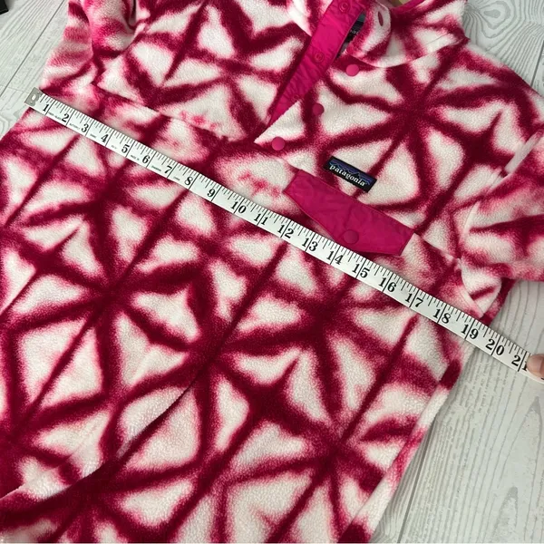 Patagonia Synchilla Tie Die Snap Pullover Pink Diamond - Image 6