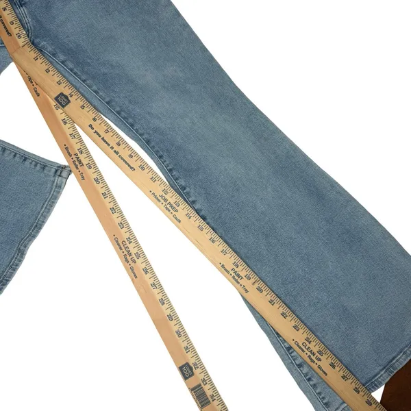 NWT Abercrombie & Fitch 0 S Ultra High Rise Flare Curve Love Jeans Medium Blue - Image 9