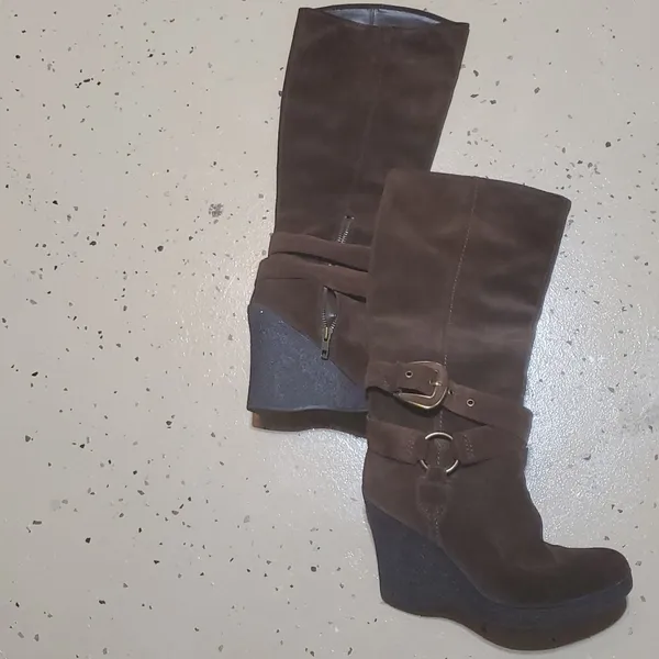 Nine West Leather Boots SIZE 10 M - Image 8