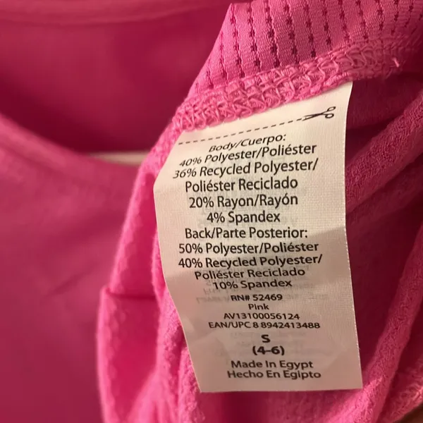 FINAL MARKDOWN Avia Pink Short Sleeve Crew Neck T-Shirt small - Image 4