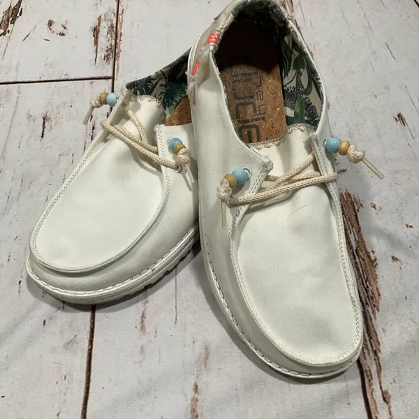 Hey Dude Womens Wendy‎ Natural Washable Casual Shoes - Image 10
