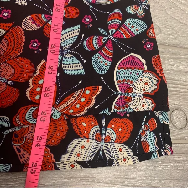 NWT Tommy Hilfiger butterfly print tie neck top‎ - Image 7