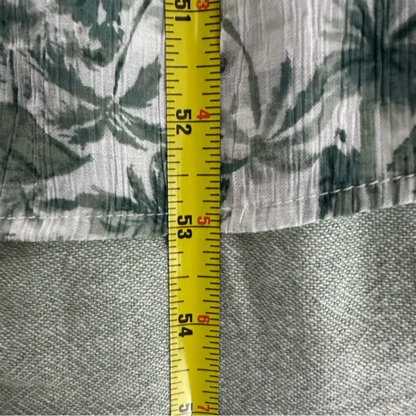 Abercrombie & Fitch Green & White Tropical Cut Out Maxi Dress L - Image 7