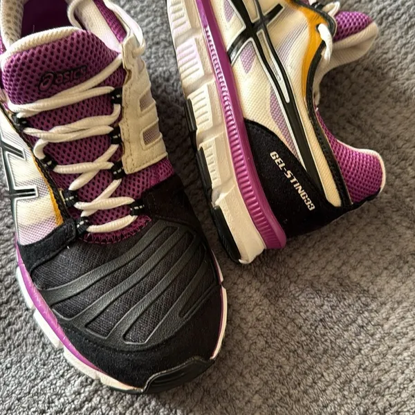 Asics Gel-Sting33 Multicolor Suede Mesh Running Sneakers Size 8‎ - Image 14