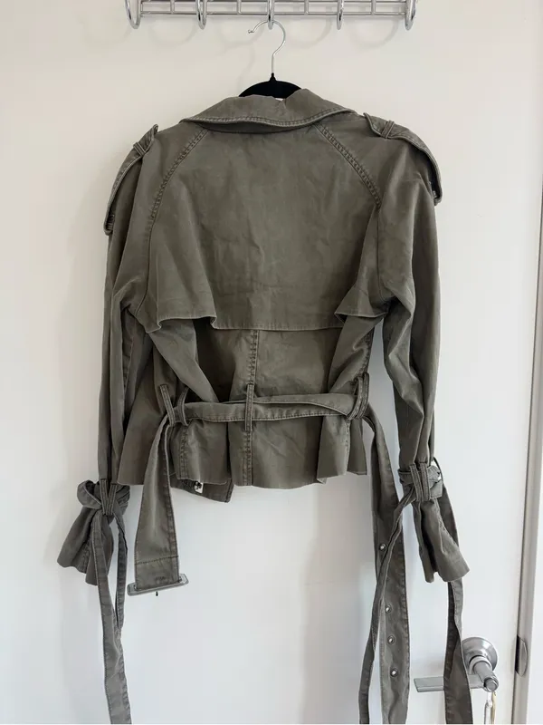 Anine Bing Olive Utility Trench Jacket - Women - Image 4