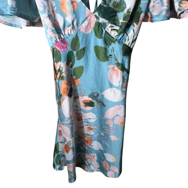 Hello Molly Daylight Party Mini Dress Blue Size Small/4 - Image 8