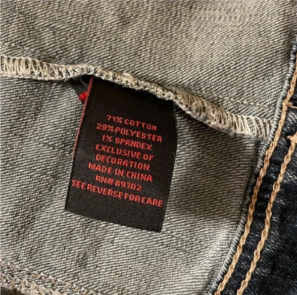 Earl Jean Medium Wash Blue Denim Jean Jacket Size XS - Image 3