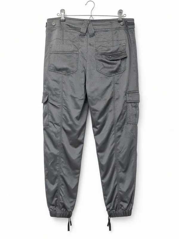 Marrakech Gray Cargo Pants Size 27 Viscose Utility Joggers - Image 2