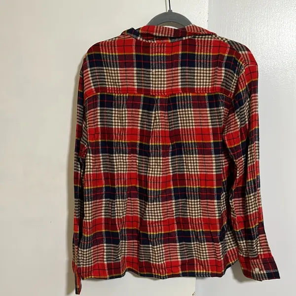 AERIE Flannel Sleepwear Shirt Size Medium NWT - Image 4