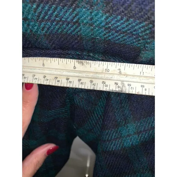Vintage BRIGGS‎ New York Women's Plaid Bermuda Shorts Size 12 - Image 6