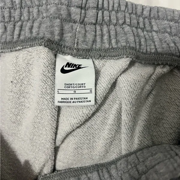 Nike Women’s Grey Embroidered Sweatpants Large - Image 3