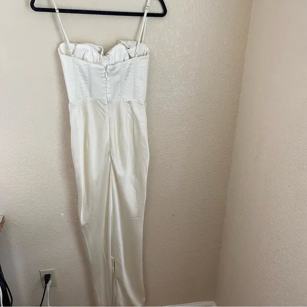 HOUSE OF CB 'Charmaine' Ivory white Corset Maxi Dress/Size S A-C NWOT - Image 13