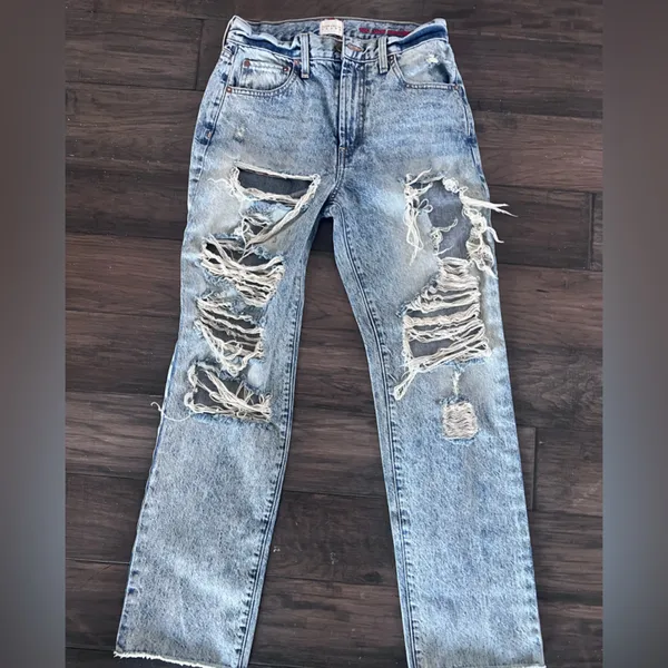 Alice + Olivia Blue Denim Jeans - Image 2
