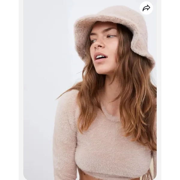 For Love & Lemons Faux Mohair Long Sleeve Sweater Oatmeal S‎ $169 - Image 2