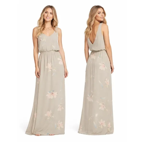 Show Me Your Mumu Kendall Chiffon Bridesmaid Prom Maxi Dress Size Small NWT - Image 3