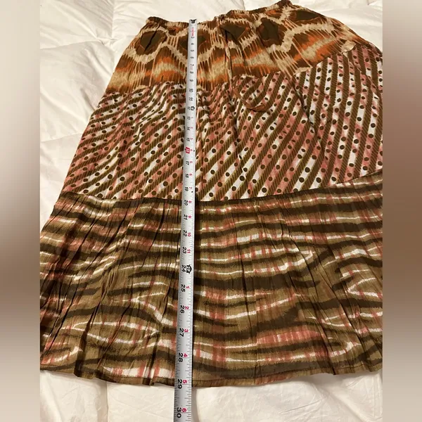 Chaudry Boho Cotton Skirt - NWT - Size S Patterned Women's Skirt - Image 12
