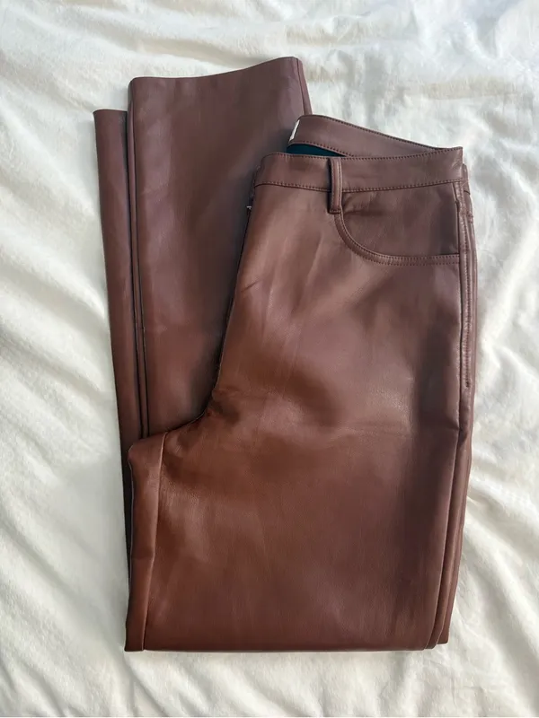 Aritzia Melina Faux Leather Pants - Image 2