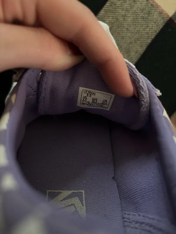 Vans Purple and White Checkered - Image 9