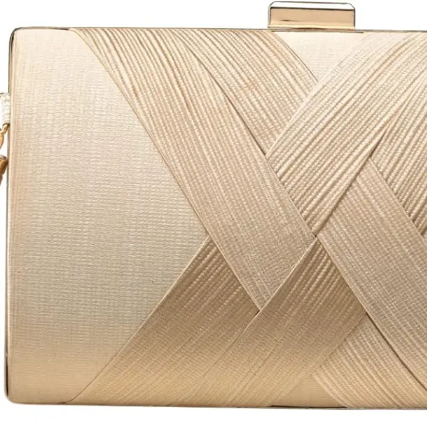 Womens Elegant Tassel Evening Clutch Cross Body & Purse Bag Wedding & Prom Party - Image 3