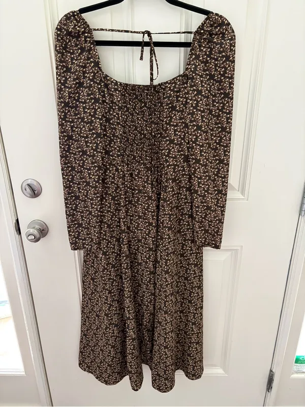 O.p.t. Lenon Midi Dress Size 4 Brown - Image 5