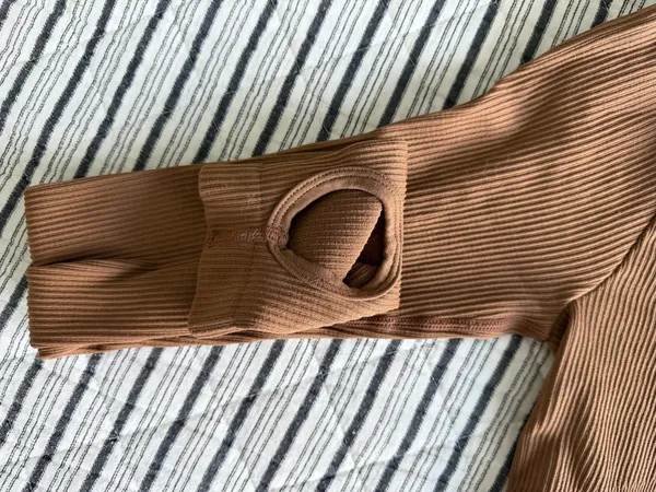 Amazon Brown long sleeve active top - Image 3