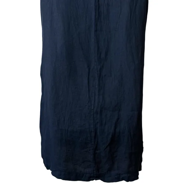 Unbranded‎ 100% Linen Made In Italy Tie Neck A-Line Dress Resort Travel Luxury S - Image 7