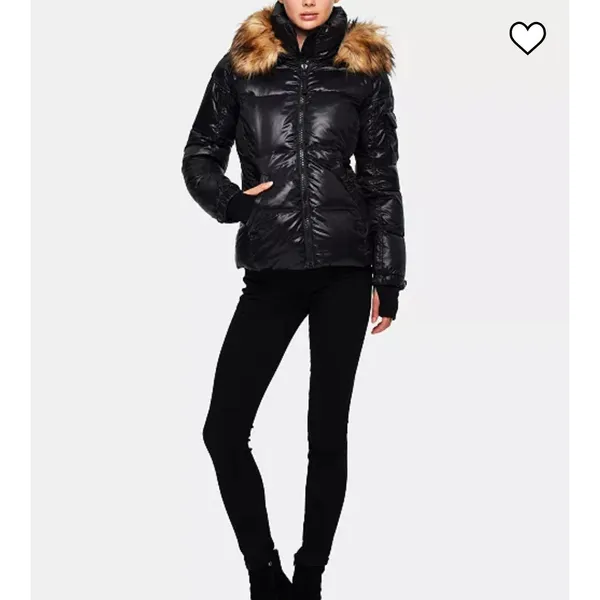 Hooded Down Puffer Coat/jacket. - Image 2