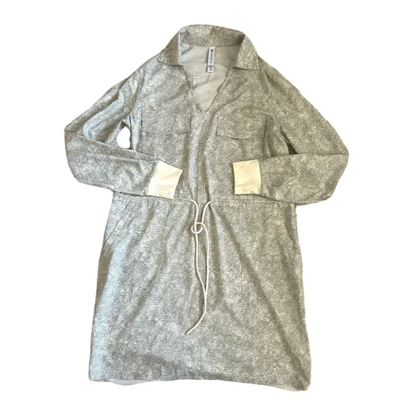 Athleta Zumba Printed Shirtdress In Viper Grey - Image 2