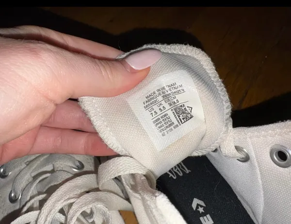 White platform Converse All Star trainers - Image 6