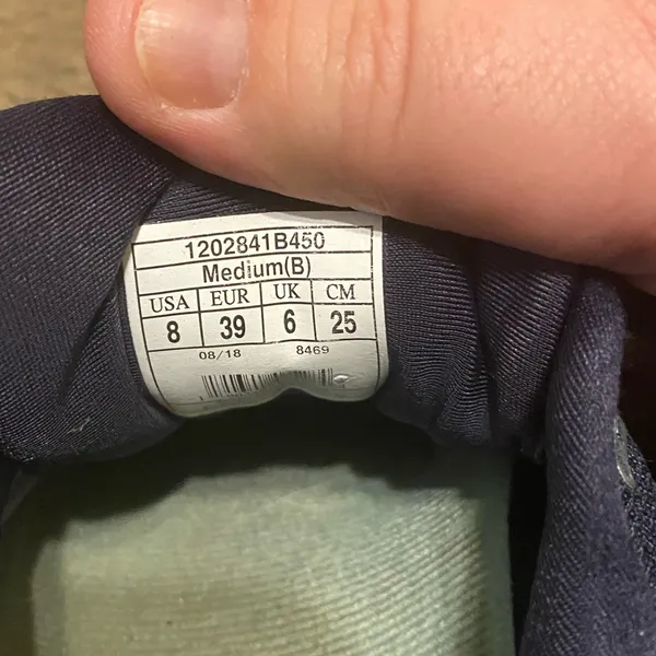 Womens Brooks Adrenaline GTS 19 Blue‎ Gray White Size 8 1202841B450 - Image 6