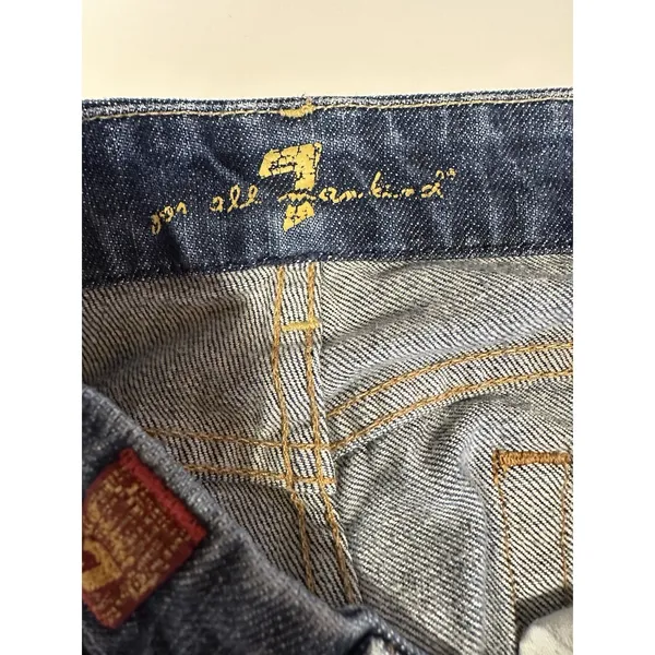 7 For All Mankind *A*Pocket Boot Cut Women’s 27”X33” Made In USA VTG Y2K LowRise - Image 6