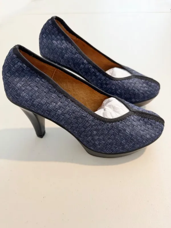 Bernie‎ Mev Legend Pumps 38 Handwoven Elastic High Heel Whimsigoth Fairy Grunge - Image 8