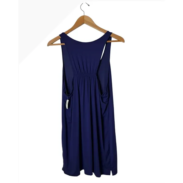 Gap GapBody Sleep Shirt Women Large Blue NWT Pure Body Racerback Nightgown - Image 3