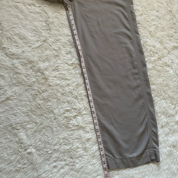 Madewell Pants Lanie Pleat Front Straight Leg High Waist Pumice Sz 0 - Image 12