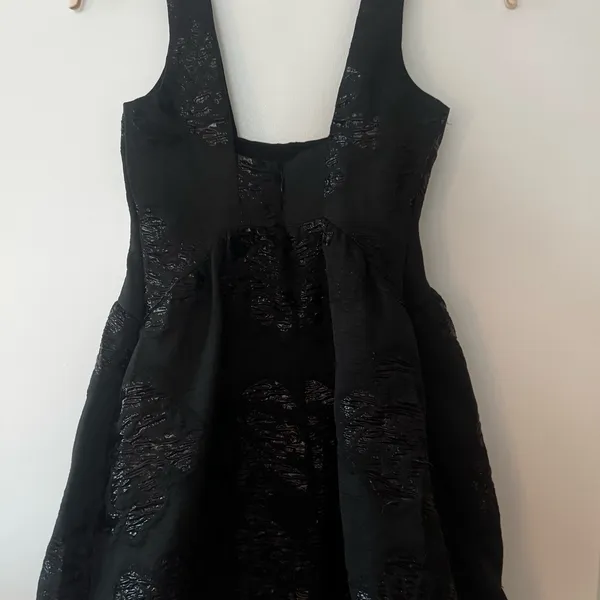 Maeve Antropologie Women’s Black Floral Embellished Dress - Image 10