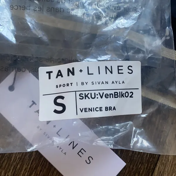 Tan Lines Venice Sports Bra Black - Image 6