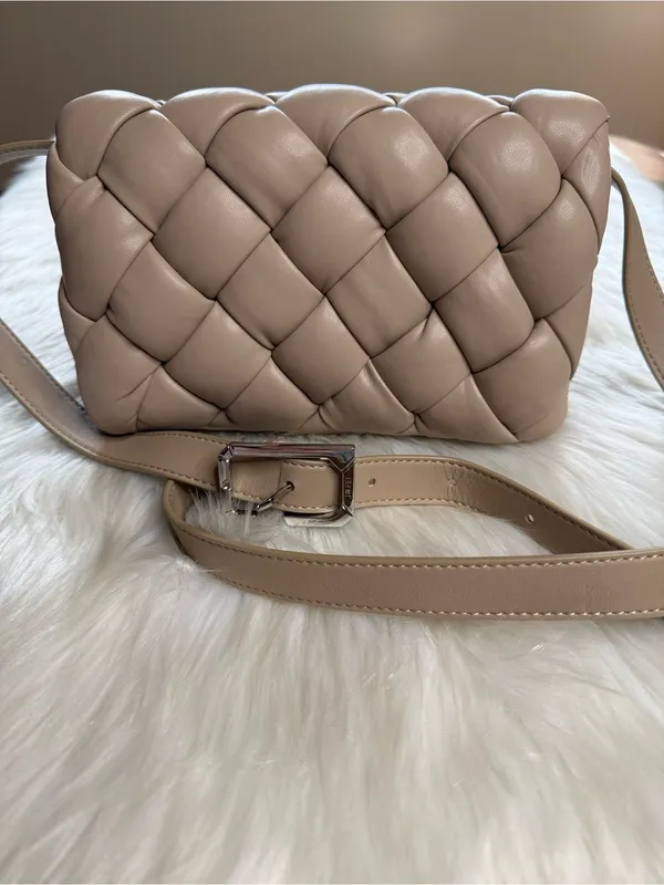 JW PEI Almond Quilted Maze Bag - Image 2